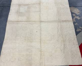 Vintage Hand Stitched Quilt