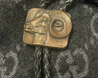 rarest  no where to be found james avery retired bronze bolo    ram - well hallmarked    $450 