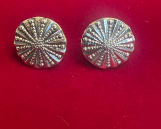 rare james avery sea urchin stud earrings in sterling  $125