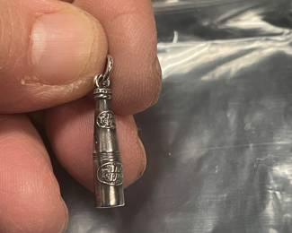 new uncut james avery DR. PEPPER STERLING CHARM $750   