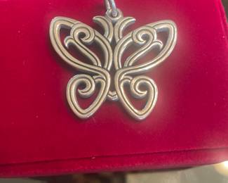 JAMES AVERY RETIRED STERLING BUTTERFLY $135