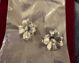 RETIRED JAMES AVERY STERLING EARRINGS 