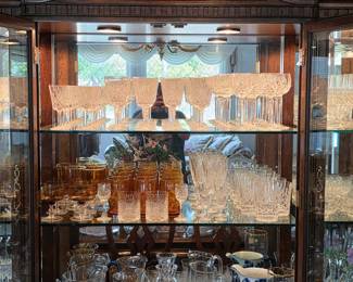 Stunning collection of crystal from Waterford, Lalique, Baccarat, Gorham, and more