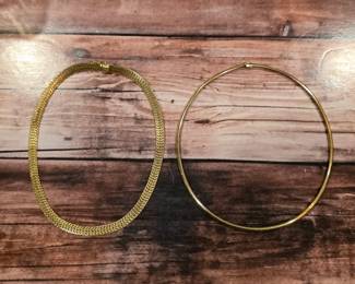 14k and 18k gold necklaces (18k necklace is 49.5 grams!)