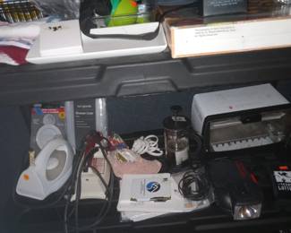 shelf with irons