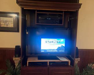 TV, armoire, AV equipment 