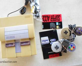 SNES system with Literature and 2 Paddles