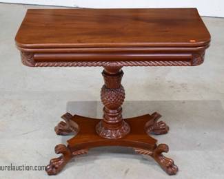 Empire Mahogany Game Table