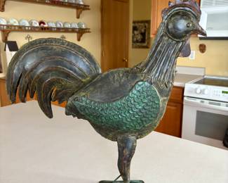 large Metal Rooster 
