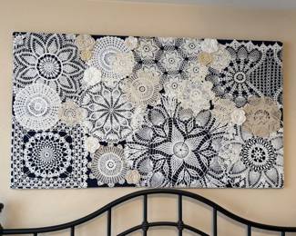 Handmade Vintage Dollies Wall Art 