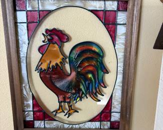 Stain Glass Rooster 
