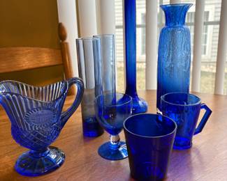 Cobalt Blue Glassware