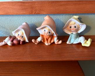 Vintage Homco Elves/Gnomes 