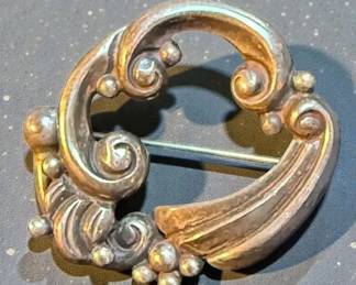 Margot De Taxco Silver Pin