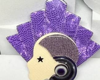 Lea Stein Paris Corolle Brooch