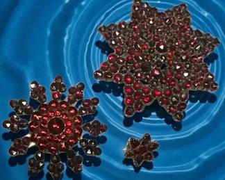 Garnet Brooches