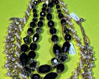 A Grouping of Trifari Necklaces