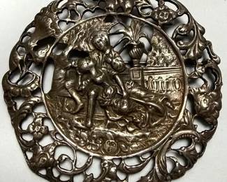 Cini Sterling Brooch