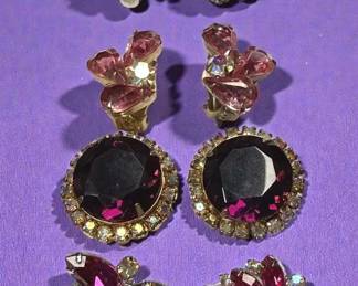 La Roco, Vendome and Other Vintage Earrings 