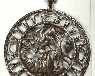 Hobe Sterling Pendant Necklace