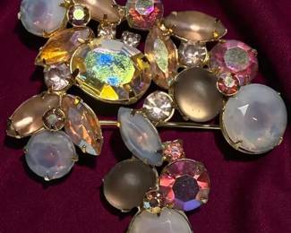 Kramer Rhinestone Brooch