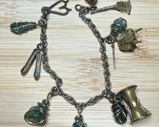 MultiCharm BraceletWire Wrapped Stones  Other 