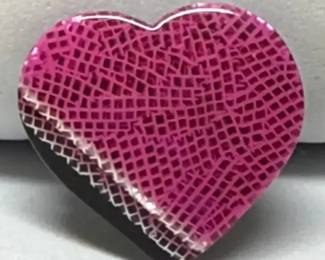 Lea Stein Paris Heart Brooch