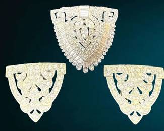 Vintage Rhinestone Clips