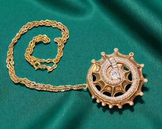 McClelland Barclay Nautilus Spiral Becklace