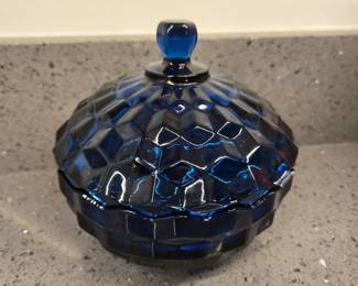 VTG Indiana glass cobalt blue