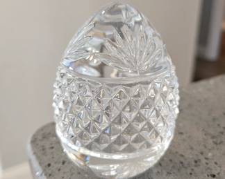 Crystal egg paperweight ~made in france~