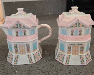 Lenox village creamery & confectionery set 