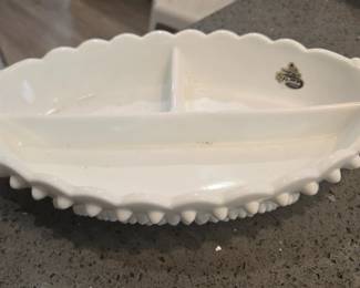 Fenton Hobnail oval dish