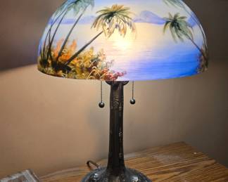Hand painted lamp