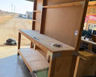 Custom made workbench.