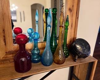 MCm Genie bottles, Blenko etc.