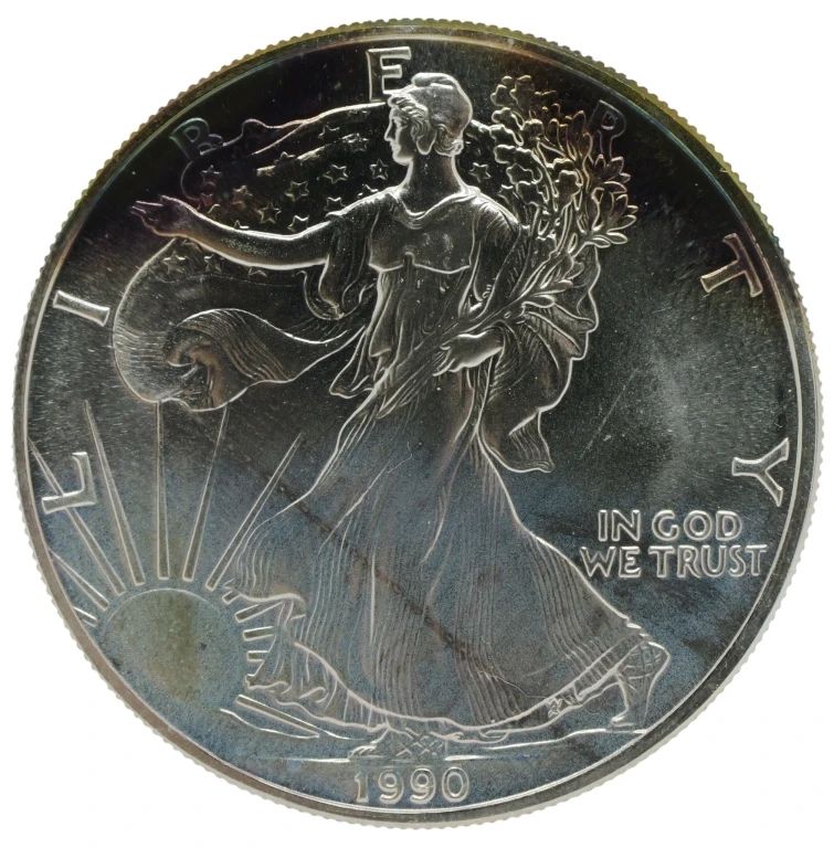 1 - 1990 Eagle Silver Dollar