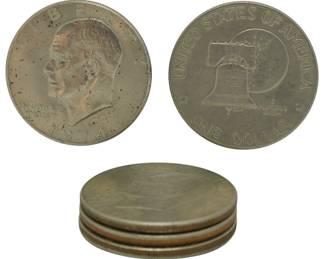 164 - 5 1974-1975 Eisenhower Dollars