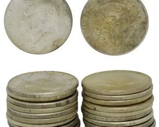 168 - 20 1964 Kennedy Half Dollars