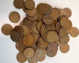 308 - 100 Wheat Pennies
