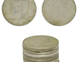 169 - 11 1964 Kennedy Half Dollars