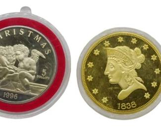 175 - 4 Commemorative Tokens/Coins