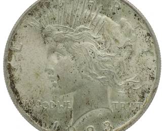111 - 1923 Peace Silver Dollar