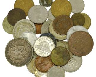 165 - Assorted Foreign Coins