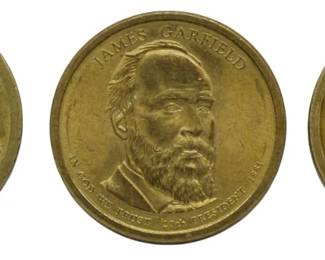 180 - 3 Presidential Dollars