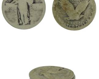 209 - 6 Walking Liberty Quarters