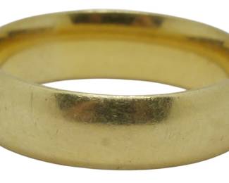 276 - 10K Gold Band Ring Size: 9.5, 0.21oz