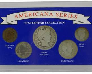 87 - Americana Series Yesteryear Coin Collection 1991 copyright