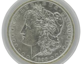 34 - 1890 Morgan Silver Dollar