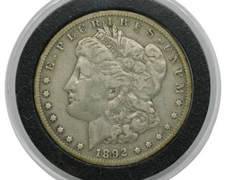 64 - 1892-CC Carson City Silver Dollar